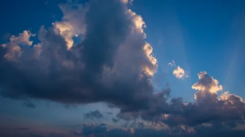 Clouds in very slow Time Lapse Stock Footage 47881427