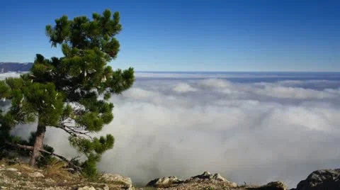 Clouds view from above Stock Footage 12618057