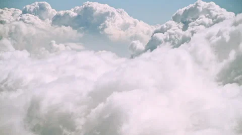 Clouds, view from the airplane Stock Footage 38689618