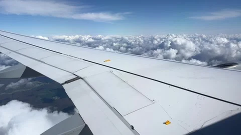 Clouds - view from the airplane Stock Footage 274120314