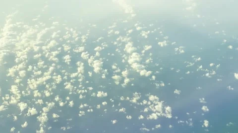 Clouds view from airplane Stock Footage 304554721