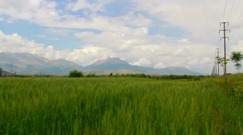 Clouds view mountain Stock Footage 63831880