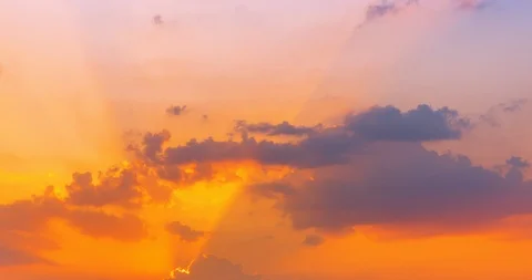 Clouds view move on evening Time-lapse. Stock Footage 108074527