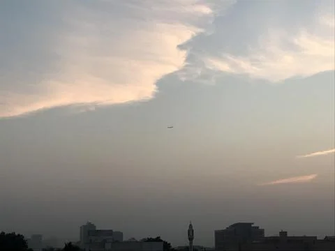 The clouds view in the sky Stock Photos