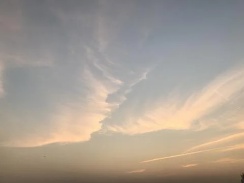 The clouds view in the sky Stock Photos