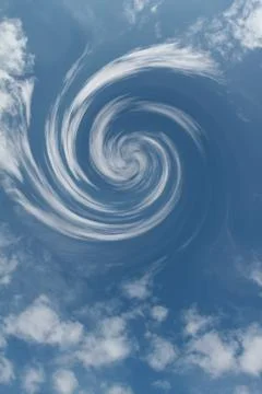 Clouds vortex Stock Photos
