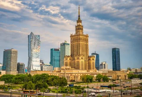 Clouds in Warsaw Stock Photos