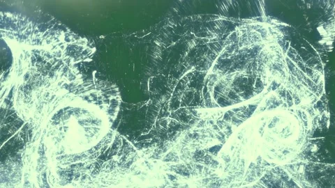 Clouds water blue abstract an image of close up stars isolated on green screen Stock Footage 336855640