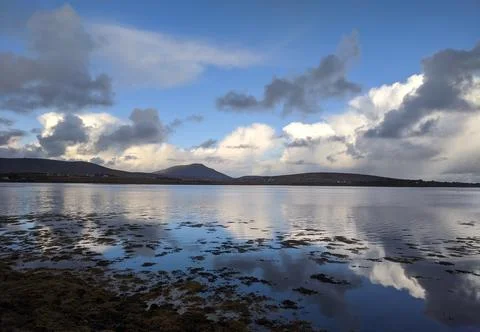 Clouds on water Stock Photos