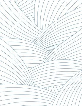 Clouds, waves, curved lines abstract background Stock Illustration