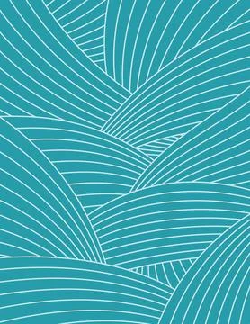 Clouds, waves, curved lines abstract background Stock Illustration