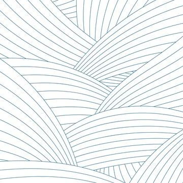 Clouds, waves, curved lines abstract background Stock Illustration