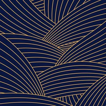 Clouds, waves, curved lines abstract background Stock Illustration