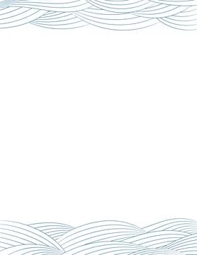 Clouds, waves, curved lines abstract background Stock Illustration