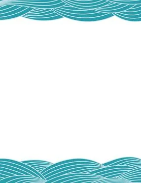 Clouds, waves, curved lines abstract background Ilustración de archivo