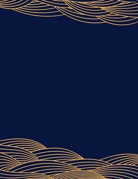 Clouds, waves, curved lines abstract background Ilustración de archivo