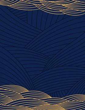 Clouds, waves, curved lines abstract background Ilustración de archivo