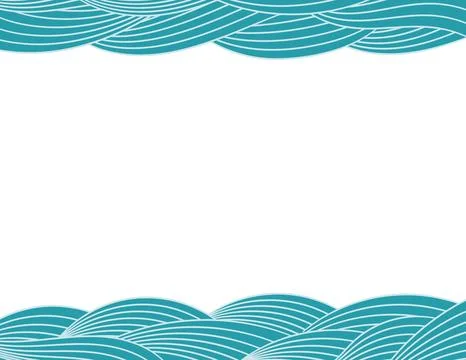 Clouds, waves, curved lines abstract background Stock Illustration