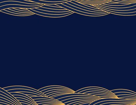 Clouds, waves, curved lines abstract background Stock Illustration