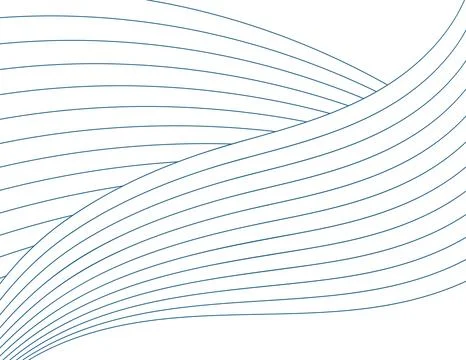 Clouds, waves, curved lines abstract background Stock Illustration