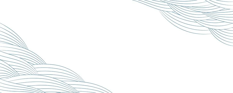 Clouds, waves, curved lines abstract background Ilustración de archivo