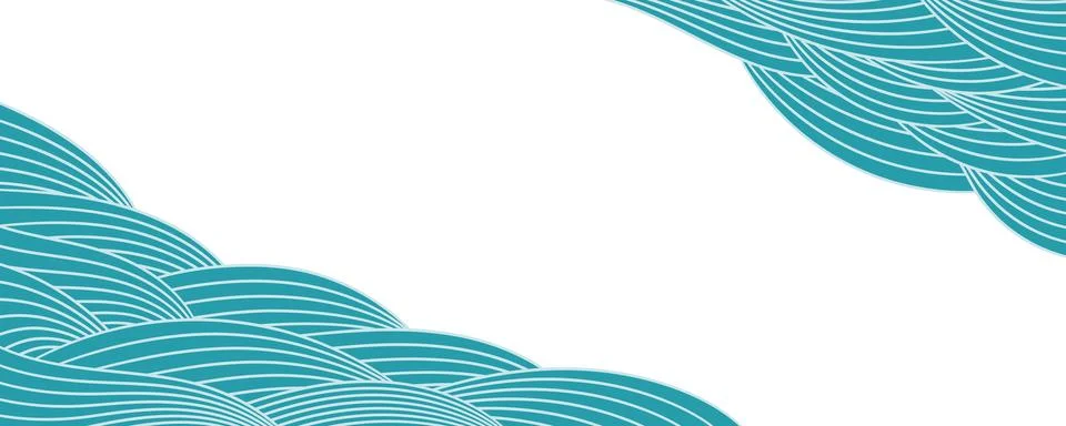 Clouds, waves, curved lines abstract background Ilustración de archivo