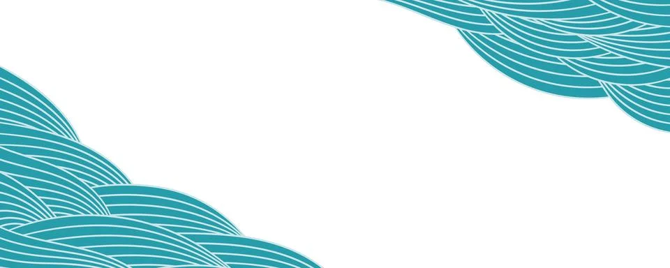 Clouds, waves, curved lines abstract background Stock Illustration