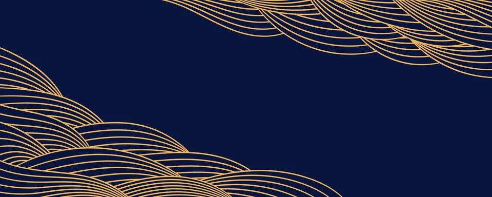 Clouds, waves, curved lines abstract background Stock Illustration
