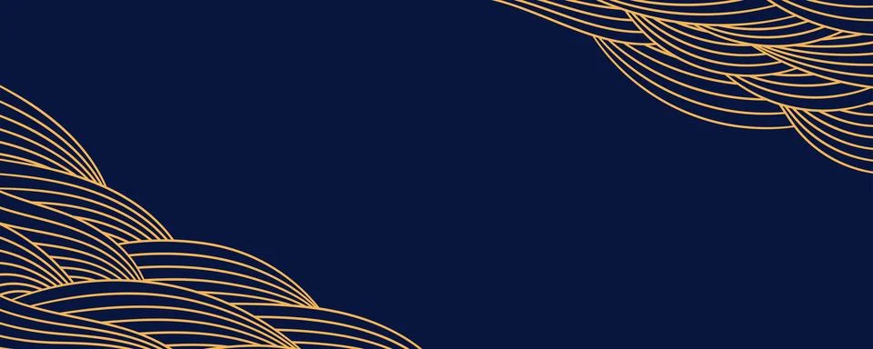 Clouds, waves, curved lines abstract background Stock Illustration