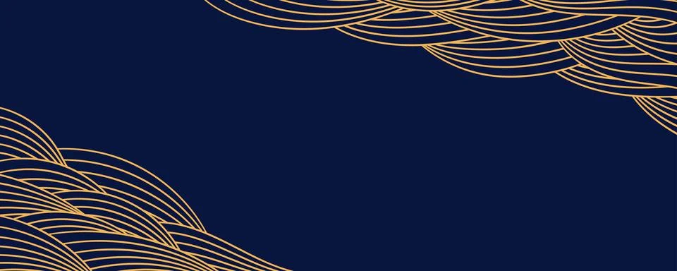 Clouds, waves, curved lines abstract background Stock Illustration