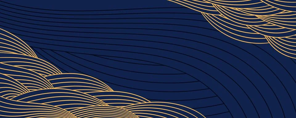 Clouds, waves, curved lines abstract background Ilustración de archivo