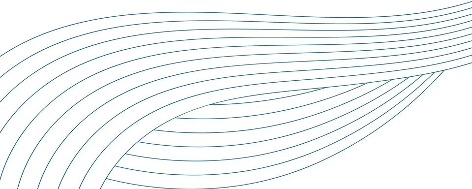 Clouds, waves, curved lines abstract background Stock Illustration