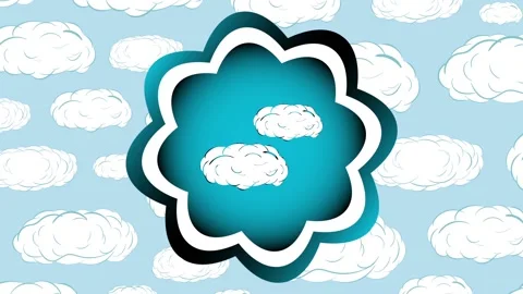 Clouds weather and sky Stock Footage 93171197