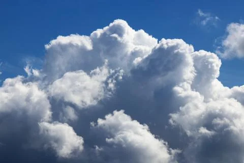 Clouds weather backdrop. Sky cloudscape background. Atmosphere nature pattern Stock Photos