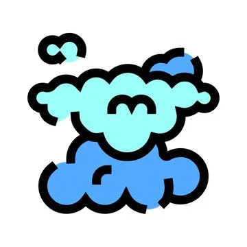 Clouds weather forecast icon vector illustration Stock Illustration