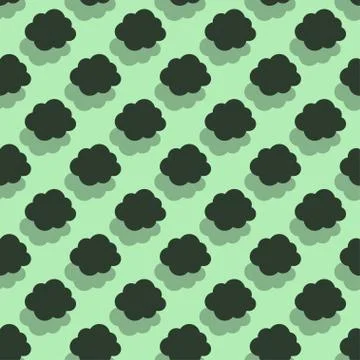 Clouds weather seamless pattern background イラスト素材