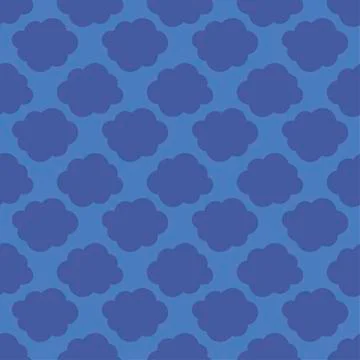 Clouds weather seamless pattern background 스톡 일러스트