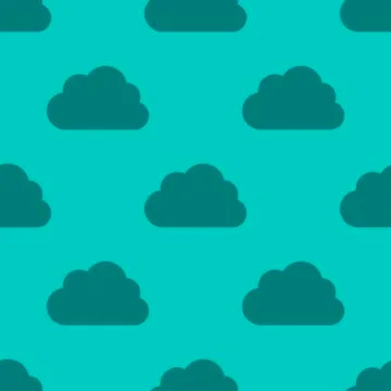 Clouds weather seamless pattern background dark blue イラスト素材