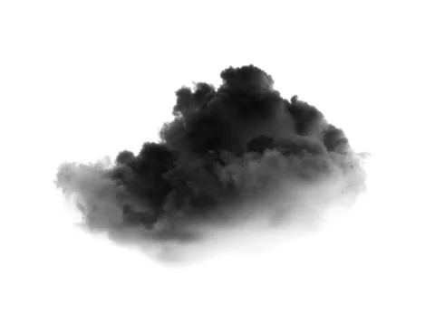 Clouds on white background Stock-Fotos