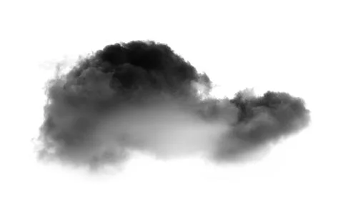Clouds on white background Photos