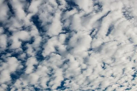 Clouds white blue sky. Stock Photos