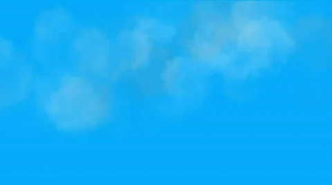 Clouds white fluffy Stock-Footage 746759