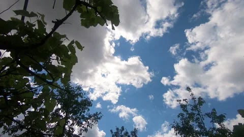 Clouds in the wind Stock Footage 132204958