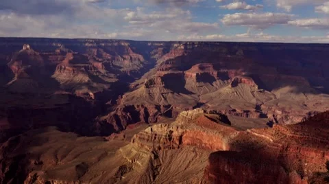 Clouds At Yavapai Point Stock Footage 7731772