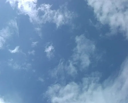 Clouds zooming on blue sky Stock Footage 118063