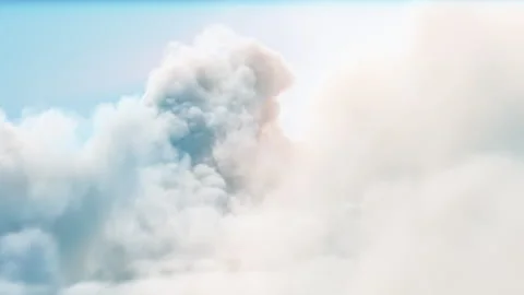 Clouds_on Blue Sky Stock Footage 261149584