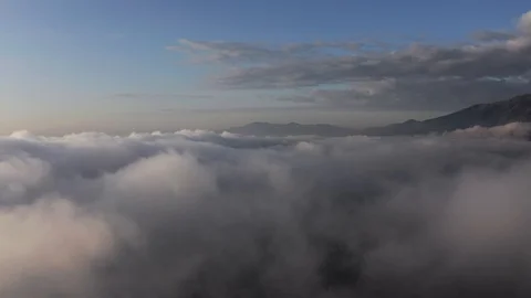 Clouds_Sun_mountain - Biwako_Pan Stock-Footage 102174113