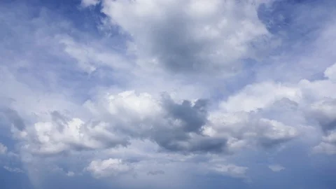 Cloudscape against blue sky 库存影片 90456994