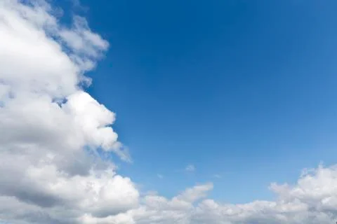 Cloudscape and blue sky for backgrounds Stock Photos