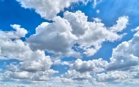 Cloudscape and blue sky for backgrounds Foto stock